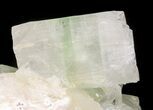 Zoned Apophyllite Crystals with Fibrous Stilbite Bowties - India #44408-2